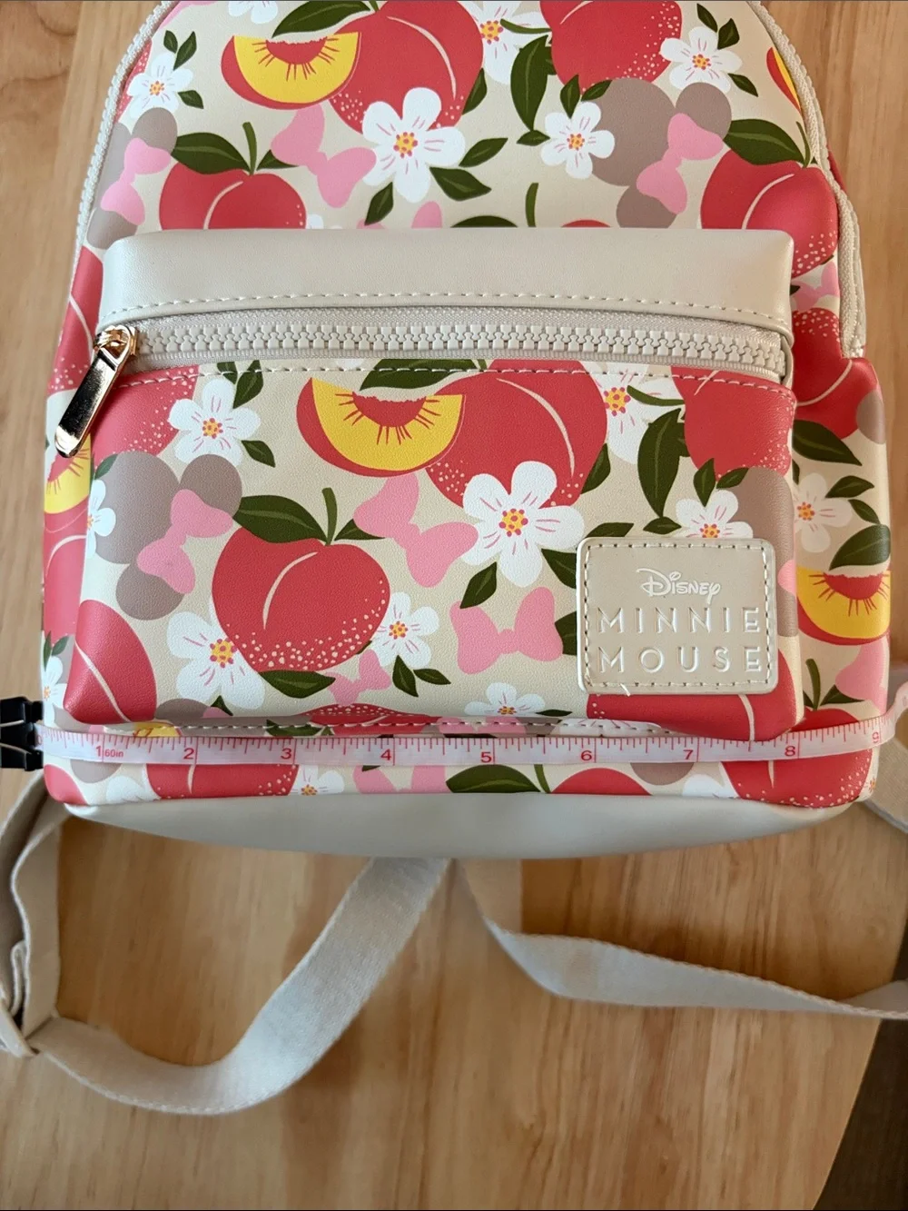 Disney Bioworld Minnie Mouse Peach Backpack
